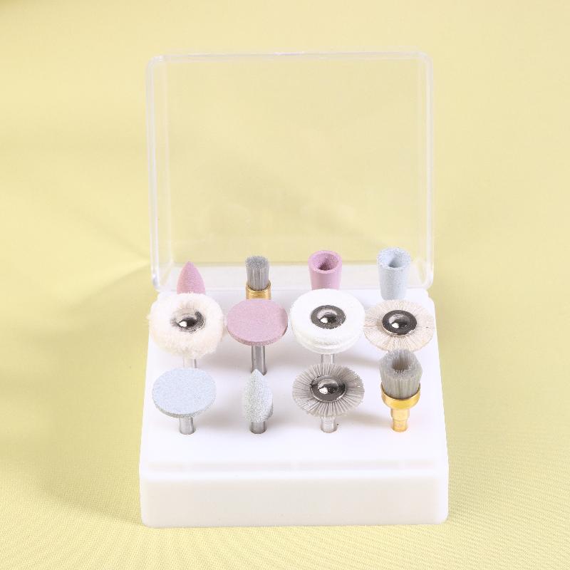 12 PCS Upgraded Silicone Brush Grinding Head Mixed Polishing Set Achieve High-gloss Polishing With Polishing Paste