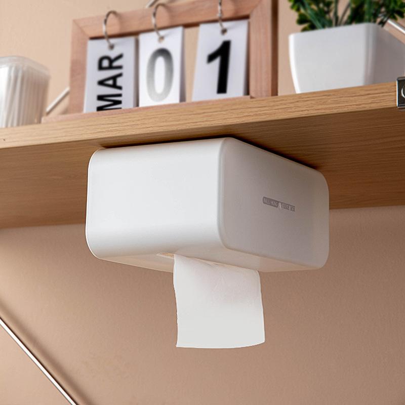 Wall-mounted Bathroom Tissue Box Kitchen Tissue BoxToilet Paper Storage Rack Napkin Holder