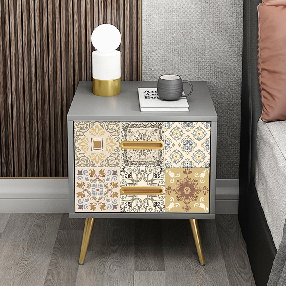 Wall Decor Tile Stickers Home Decoration Kitchen Tile Tile Stickers Waterproof Brick Pattern Desktop Renovation