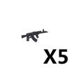 Military Soldiers Figures Weapons Building Blocks Accessories Two-color Guns Assault Sniper Rifles AK74 Rocket Launcher Toy Gift