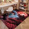 Demon Slayer Print Rug, Washable Floor Carpet, For Entryway Dorm Laundry Room Office Study, Home Decor Birthday Christmas Gift