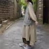 Johnature Women Chinese Style Tanks Tops Solid Color Button Spring Vintage Women Loose Vests