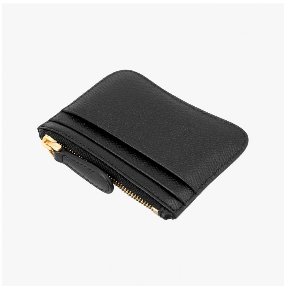 Ami Heart Logo Zipper Card Wallet Usl105 Al0036 0015