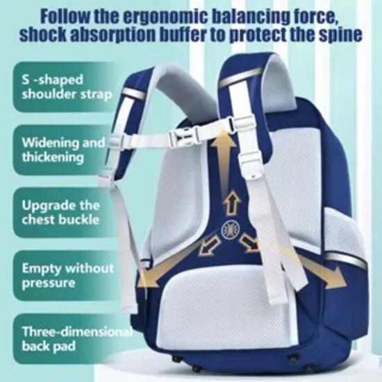 Primary school bag boys backpack bag school kids ergonomic preschool bag girls kindergarten children bookbag