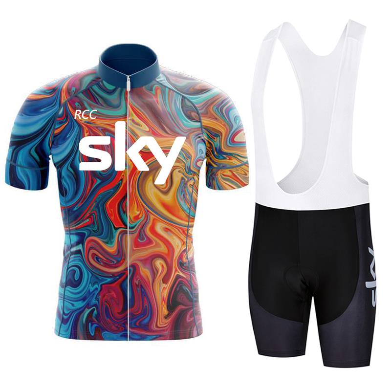 Fahrradtrikot Set Sommer Kurzarm Atmungsaktiv Fahrrad Radsportbekleidung Maillot Ropa Ciclismo Uniform Anzug