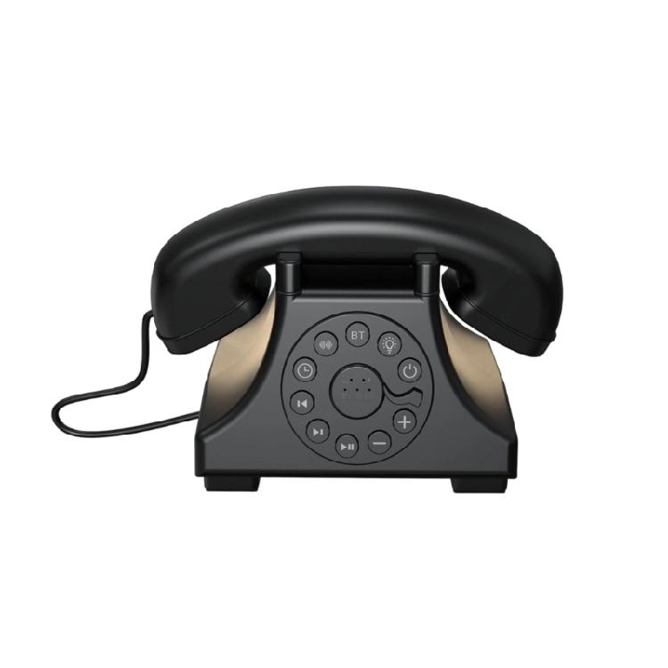 

White Noise Machine Sleep Aid Machine Retro Telephone Style Portable Sound Device Night Light For Babies Bedroom чорний