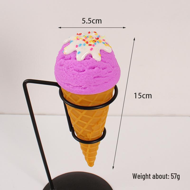 PVC Faux Ice Cream Cone for Display & Play