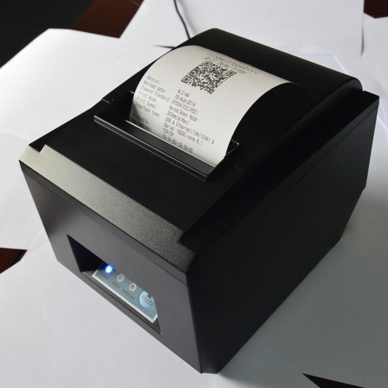 POS-8250 Spanish 80mm Receipt Printer for Mexican Market - Ideal for Supermarket and Kitchen Cash Registers