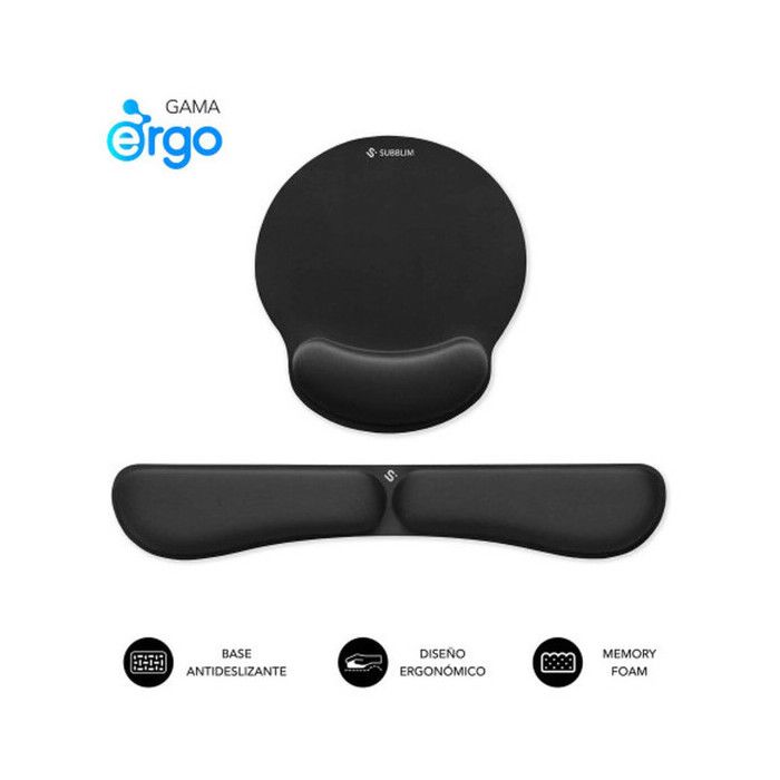 Subblim SUBMP-04E020 Mauspad Schwarz