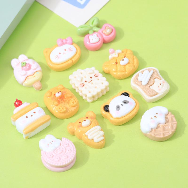 DIY Resin Jewelry Clog Hair Clip & Pencil Box Decoration Toy Set