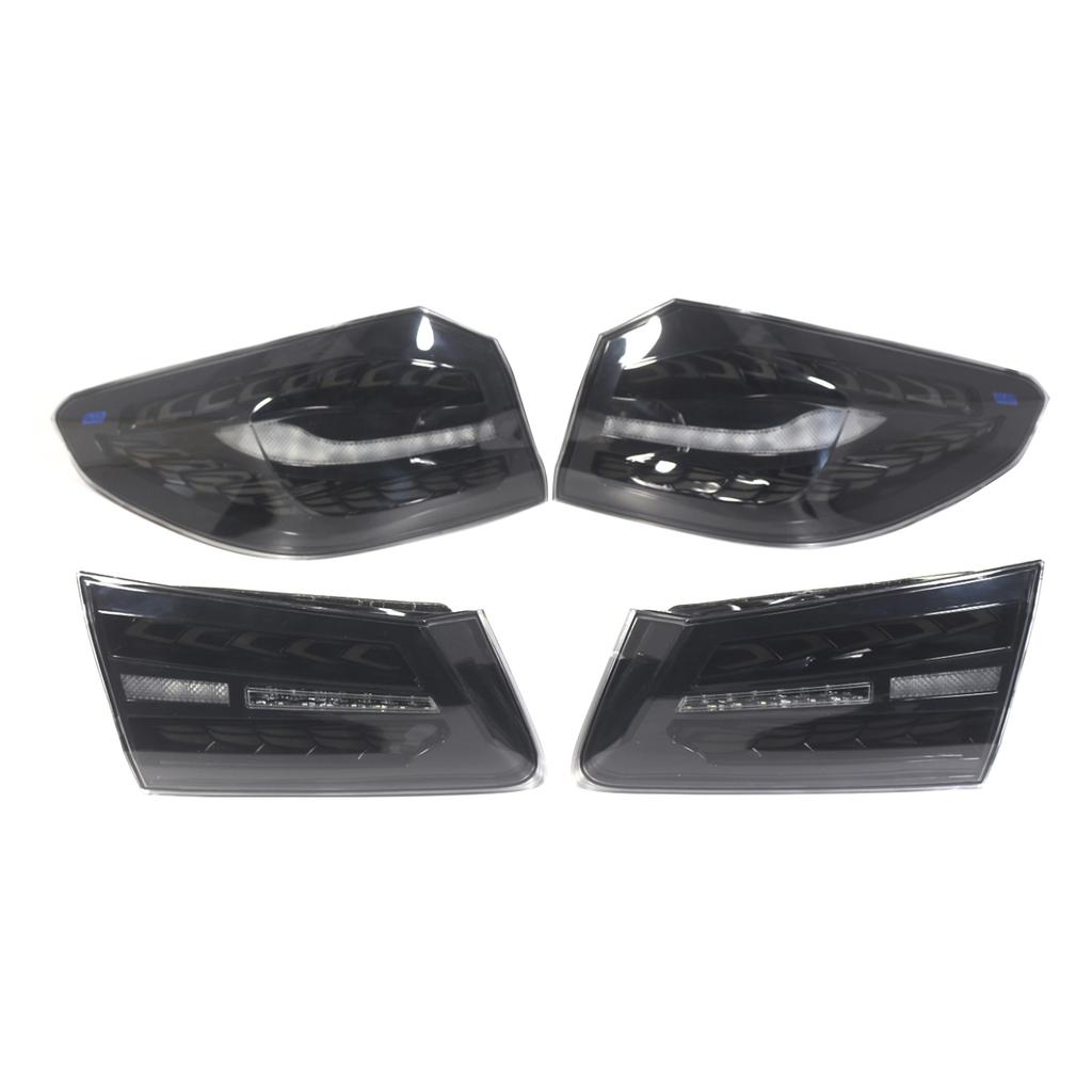 L&R Smoked LED Tail Lights Rear Lamp Assembly For BMW 5 G30 G38 2018-2020