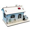 Seven-Color LED DIY Wooden House Model: Handmade Science Experiment Kit