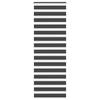 VidaXL Store Zèbre Noir 85x230 Cm Largeur Du Tissu 80,9 Cm Polyester, Store À Enrouleur Zébré, Store Zébré Pour Fenêtre, 4014284