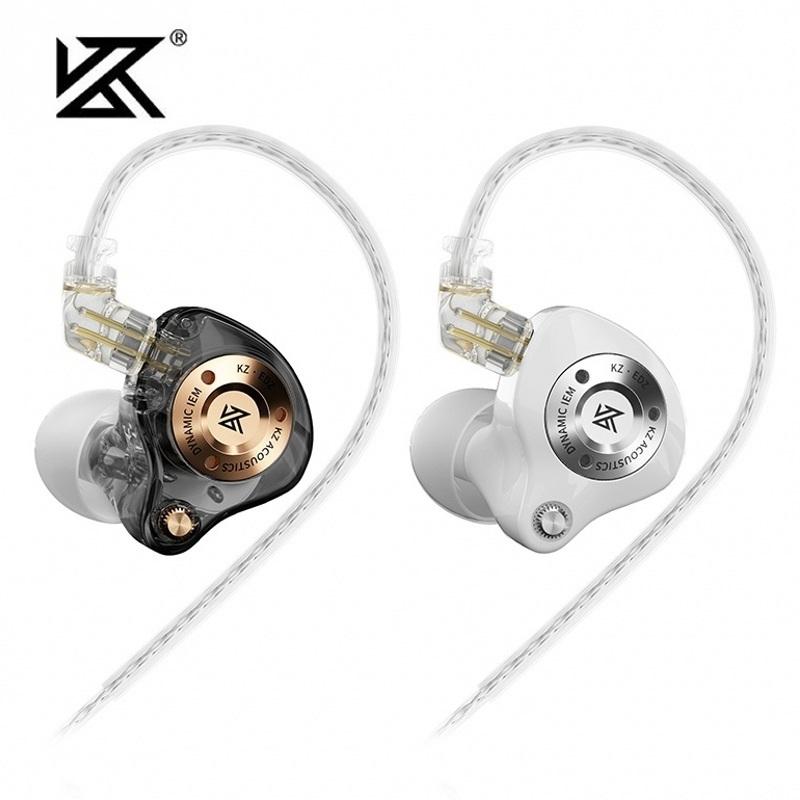 KZ EDZ Earphones Ultra Wide Frequency IEM Dual Damping Wired Headphones HiFi Bass Earbuds Gaming Headset With Mic PK EDX PRO X