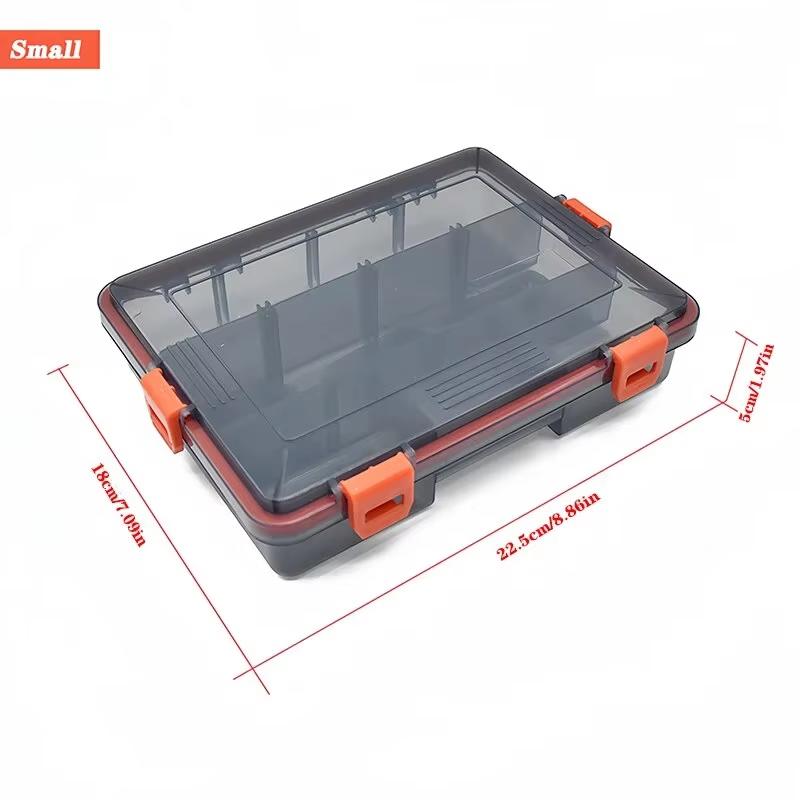 Fishing Accessories Storage Box Large Waterproof Plastic Case Neat Bait Storage for Outdoors