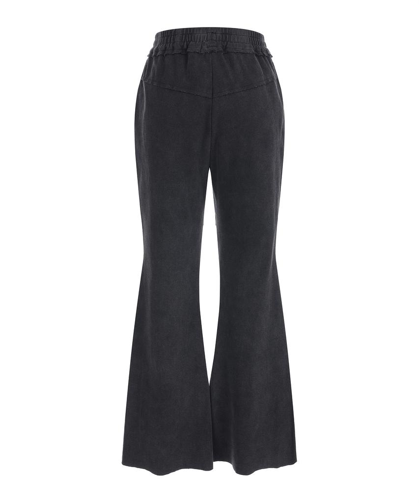 LALAFOX Bootcut Seam Line Pants Black Bq4Cp002