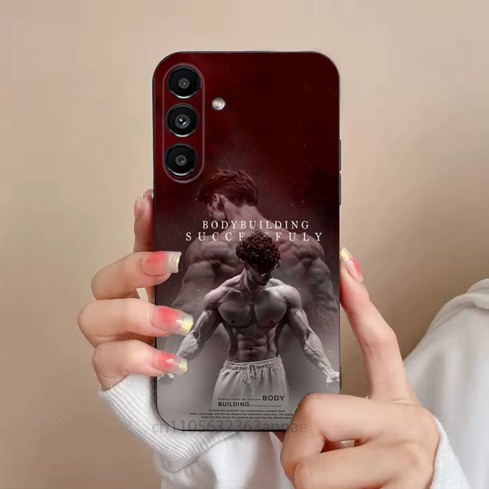 

Gym Fitness Bodybuilding Phone Case For Samsung Galaxy S21 22 23 24 S25 Ultra PlusS20 FE S10 Plus Cover Funda SamsungS24plus