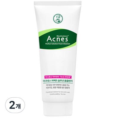 Acnes Perfect Solution Foam Cleanser, 200ml, 2 Units