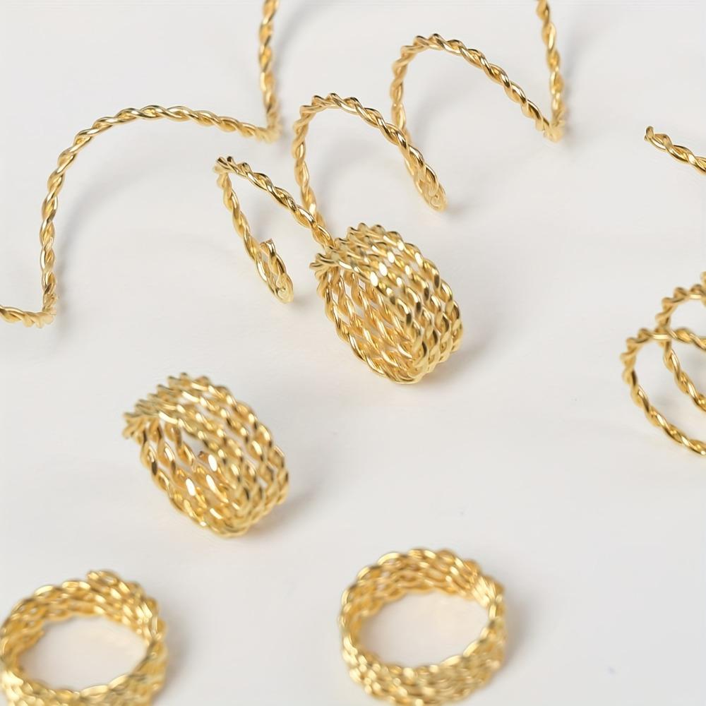 30 Stück Haar Flechtringe Twist Haar Zopfringe Dread Locks Haar Zopf Röhrchen Dreadlocks Perlen Damen