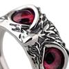 Eye Owl Rings Animal Open Ring Statement for Men Women Teen Boys Girls