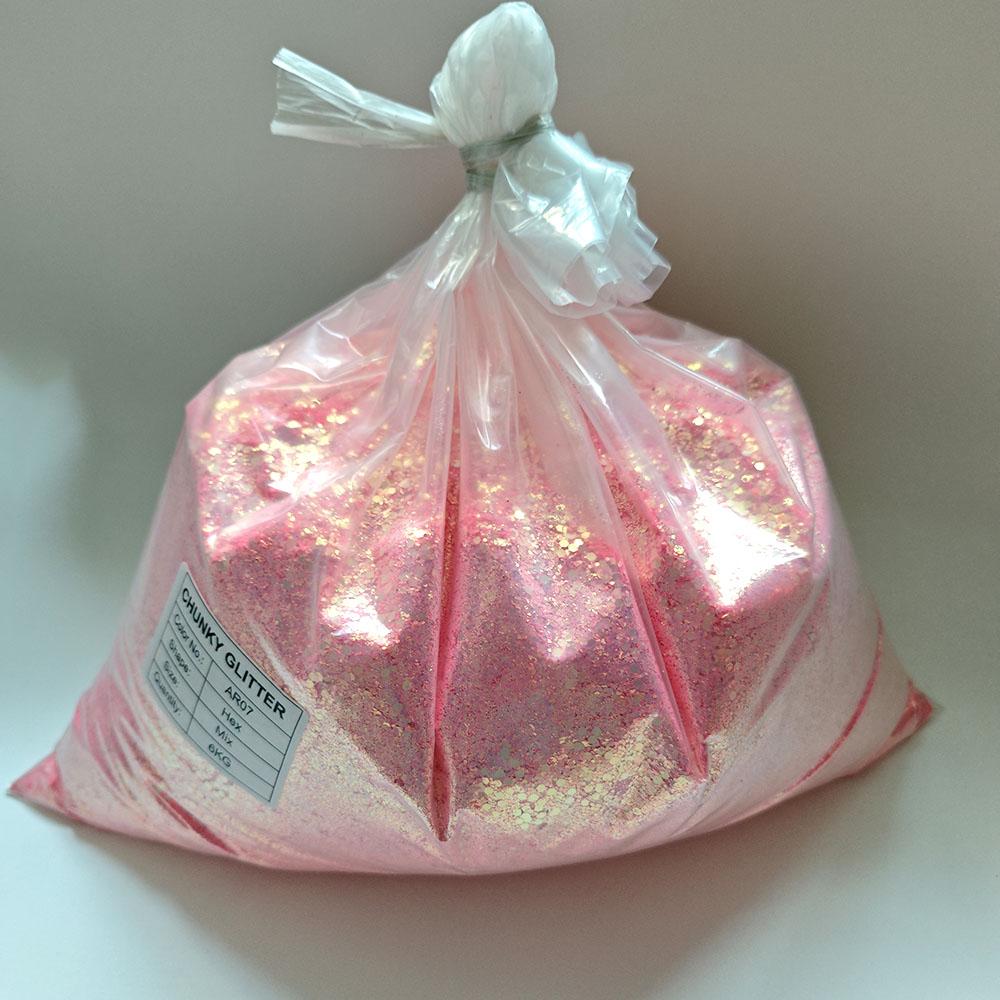 Color Change Glitter Mix Polyester Kilo Bags Chameleon Glitter Bulk for Resin Painting Printing DIY Craft розовый