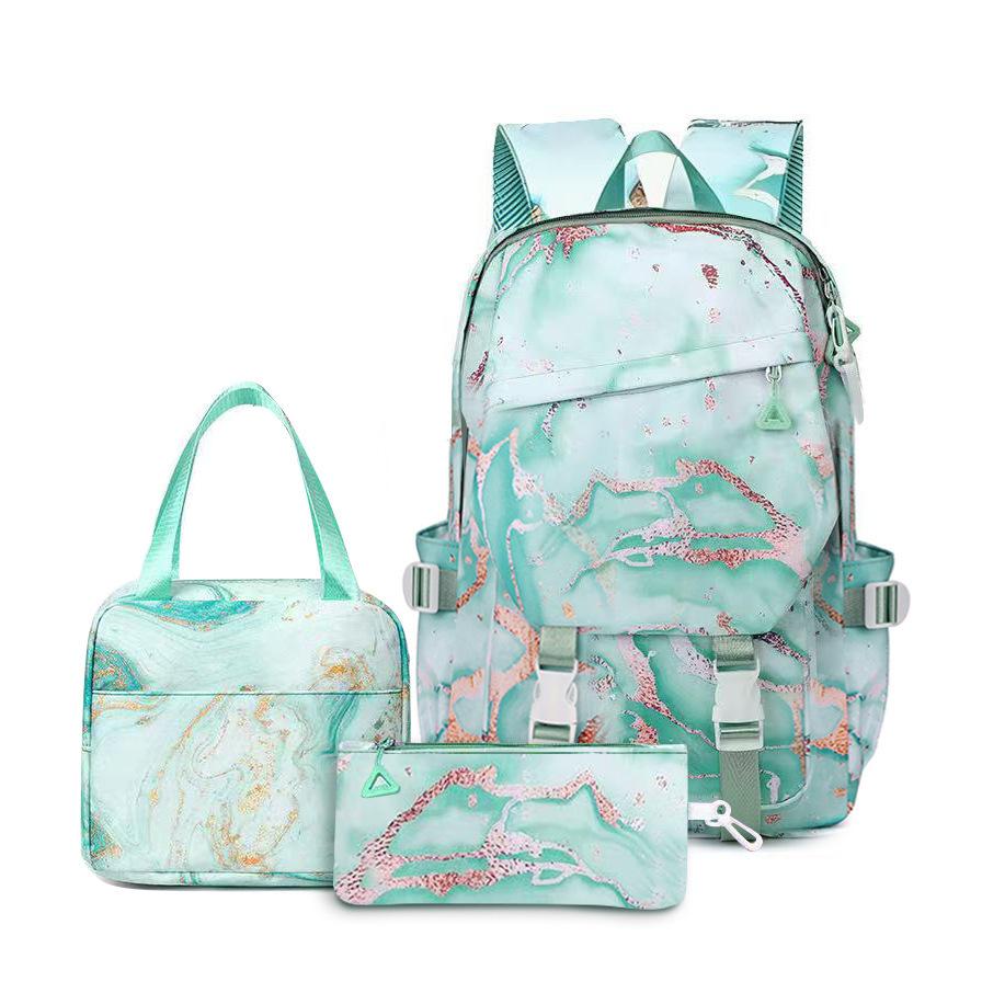 

TS JYL laptop bag,Stitch Backpack Lightweight Large School Bag For Grade 1-6 Students three piece set кислотные зеленого