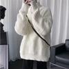 Turtleneck Knitwear Autumnr and Winter High Collar Loose Fit Knitted Sweaters for Men Casual Aesthetic Cheap Top Pullover Man
