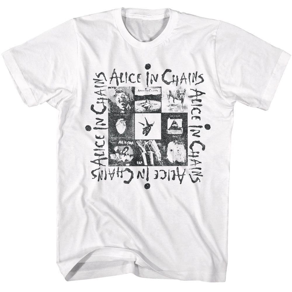 Alice In Chains - Multi Album Art - Solid White Short Sleeve Children s T-shirt 100