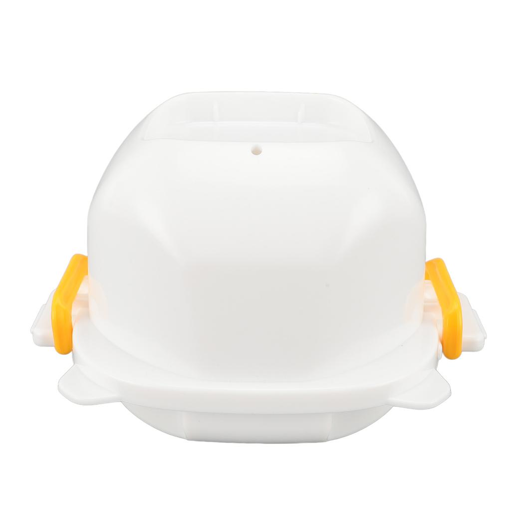 Microwave Egg Boiler Steaming Cutting Dual Use 4 Cavities Fast Microwave Boiled Egg Cooker for Home