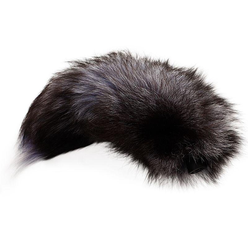 Rechargeable Vibrating Fox Tail Anal Plug Butt Plug Tails