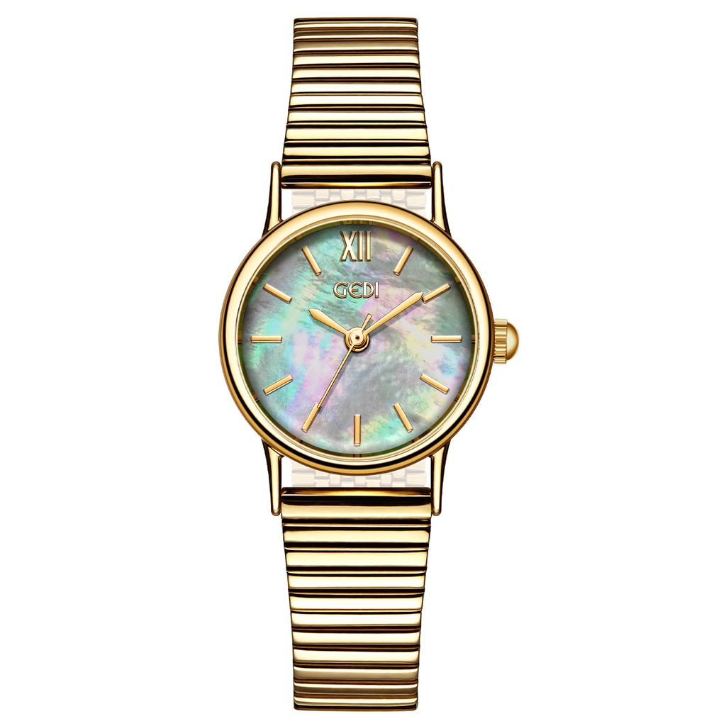 Oval Steel Belt Fashionable Exquisite High Sense Waterproof Quartz Watch, Versatile Student Watch High Value Watch Women
