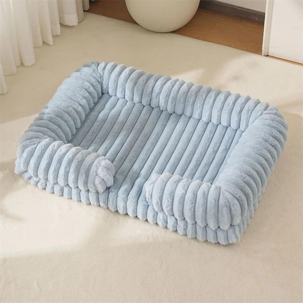Foam Sofa S M L XL XXL Calming Dog Bed Orthopedic Memory Foam Sofa Couch Waterproof Removable Cover Plush Mat for Small Medium