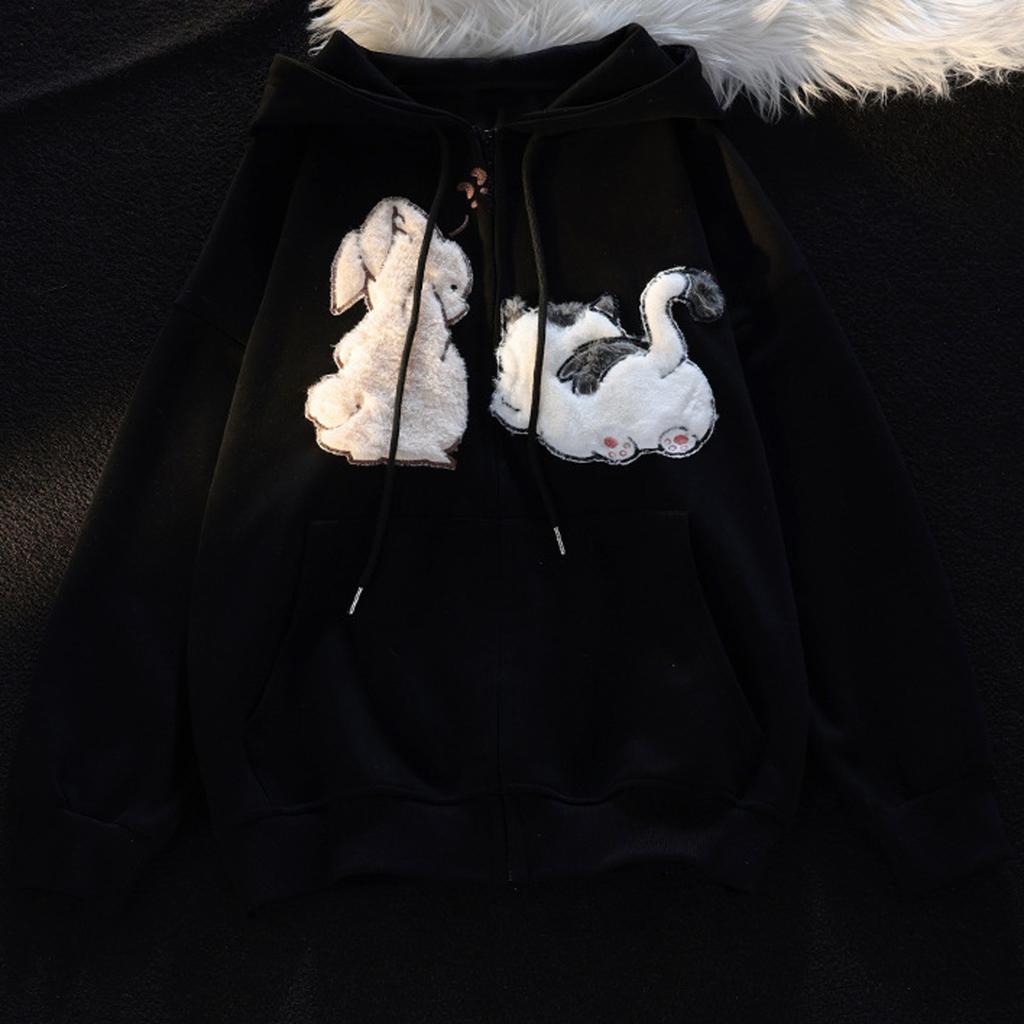 Ladies Fashion Casual Long Sleeve Round Neck Hoodie Pullover Top With  Pockets