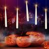 Floating Candles with Wand Remote 10pcs Magic Hanging Candles Flameless LED Taper Candle Remote Batt