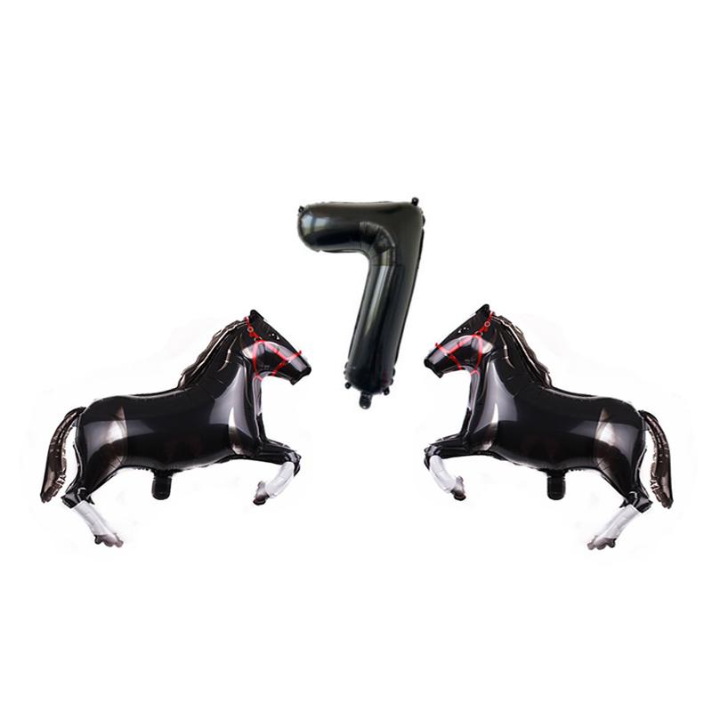 Temă Cursă de Cai Veselă de Unică Folosință Petrecere Farfurii de Hârtie Baloane Zi de Naștere Petrecere Cowboy Băiat Fermă Baby Shower Decor Consumabile