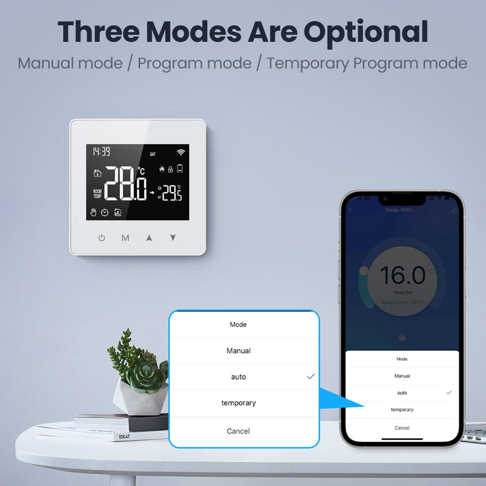 Weekly Programmable Smart Thermostat For Gas Boiler For Tuya WiFi