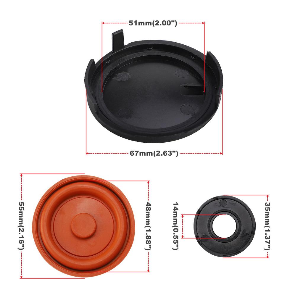 Car Engine PCV Valve Cover Repair Membrane Kit 55573746 for Opel Adam Astra Corsa E for Chevrolet Cruze Sonic 25198874 25198498