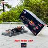 Bburago 1:43 2021 F1 Red Bull Racing RB16B #33 Verstappen modelo de carreras coche de simulación modelo de coche juguete de coche de aleación colección regalo