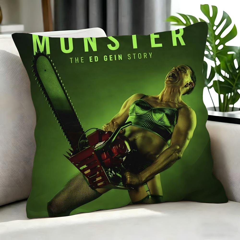 movie Monster The Ed Gein Story Cushion Cover Cushion Cover Set Pcs x x x Pillowcase Decorative Sofa Home Decor