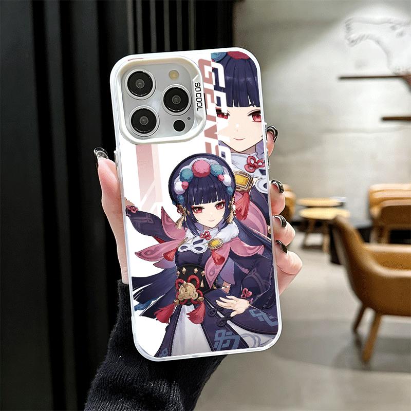 Genshin Impact Desgin Shockproof Phone Case for iPhone 17 Air 16 16E 15 Pro Max 14 Plus 13 Mini 12 Back Cover Anti Fall Fundas