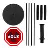 LED Flashing Stop Sign for Garage Parking Stop Sign with Bright Red LEDs and Adjustable Rod Maximize Safety and Stress