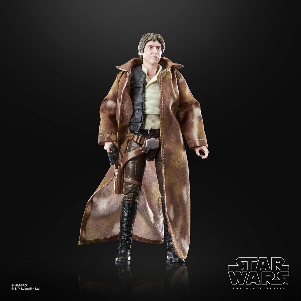 Hasbro Star Wars Black Series Han Solo, Star Wars Episode VI: Return of the Jedi 40th Anniversary 6-inch (15cm) Action Figure, Ages 4 and Up, F7072,