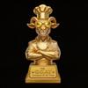 Trofeo in Resina GOAT Dorato, Statua Divertente Premio Sportivo per Decorazione Festa di Competizione
