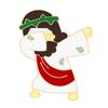 Adorable Rabbit Couple Brooch - Cartoon Fun, Drip Oil Alloy Pin from The Untamed