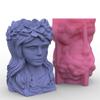 Soft Silicone Mold Handmade Cement Molds Girl Shape Flowerpot Moulds Durable Mold Perfect for Beginners and Craft Lovers