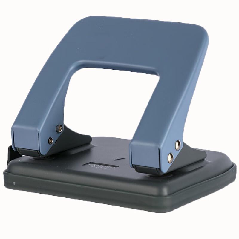 Дырокол Deli на 20 листов с линейкой