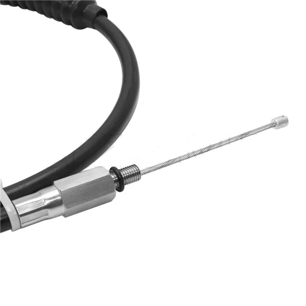 Motorcycle Parking Brake Kit Brake Levers Set Throttle Cable Wire Clutch Line Fit Harley