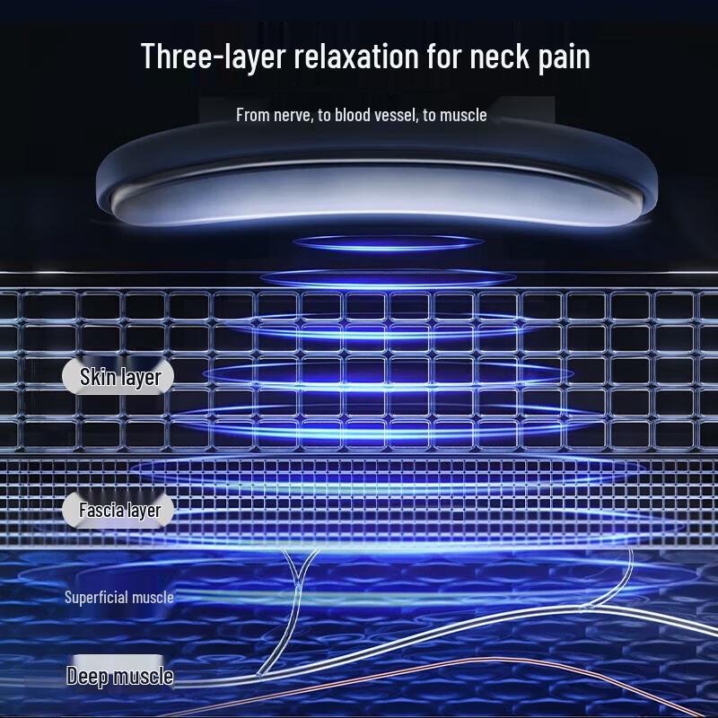 AUX Smart Voice Neck & Shoulder Pulse Massager with Heat CN Plug (adapter Included)