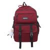 Schoolbag schoolbag primary school girl junior high school student burgundy male backpack high school student college student Ruiying wholesale 