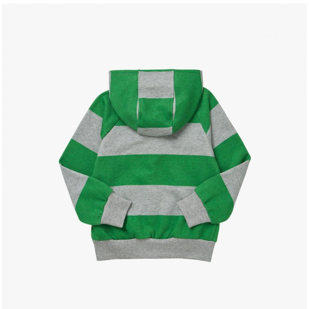 Mini Rodini 2372014375 Randig Zip Hoodie Randig Barn Hoodie Med Dragkedja